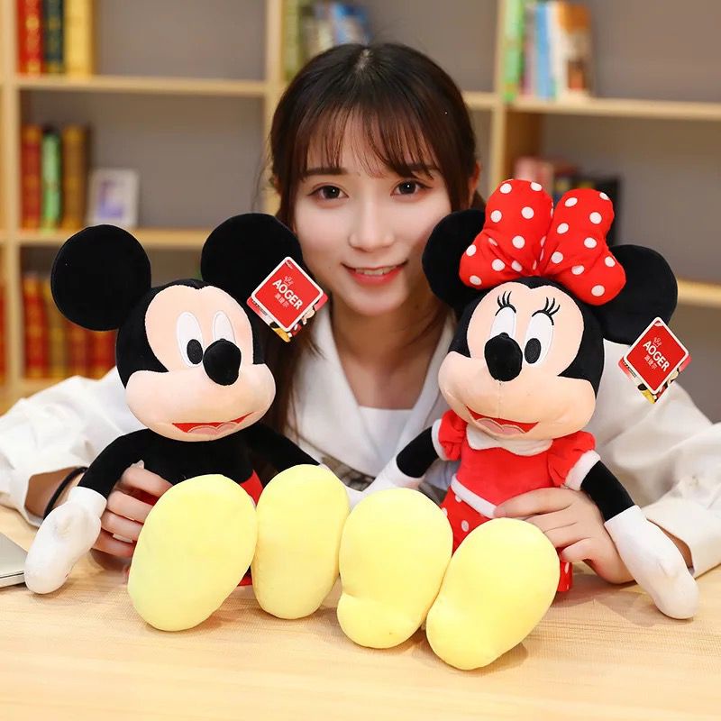 Cute Children's Toy Cartoon Character Doll Mickey Mouse And Minnie