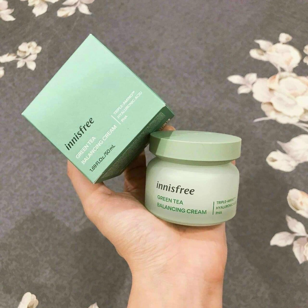 Innisfree GREEN TEA BALANCING CREAM EX New Model Shopee Singapore