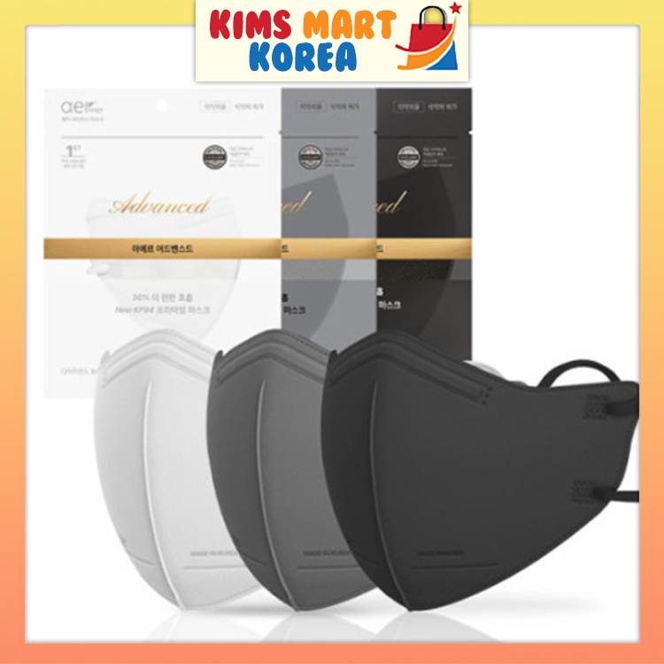 Aer KF94 Korean Premium Mask Seo YeJi Mask, Disposable 3D Structure, Individual Packing, Made