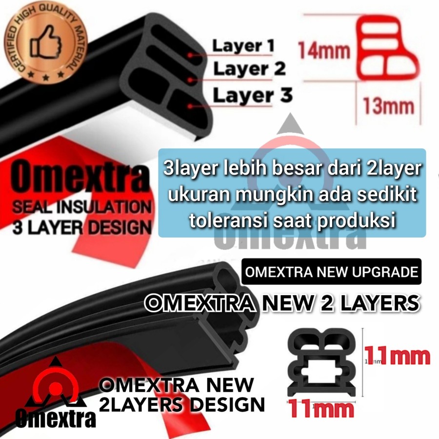 Car Door Insulation Omextra Rubber Seal Soundproofing Car Door Dust