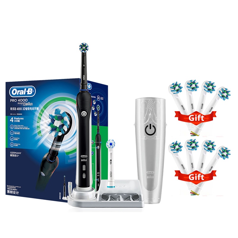 Oral B Pro 4000 3D Smartseries Ultrasonic Electric Toothbrush With ...