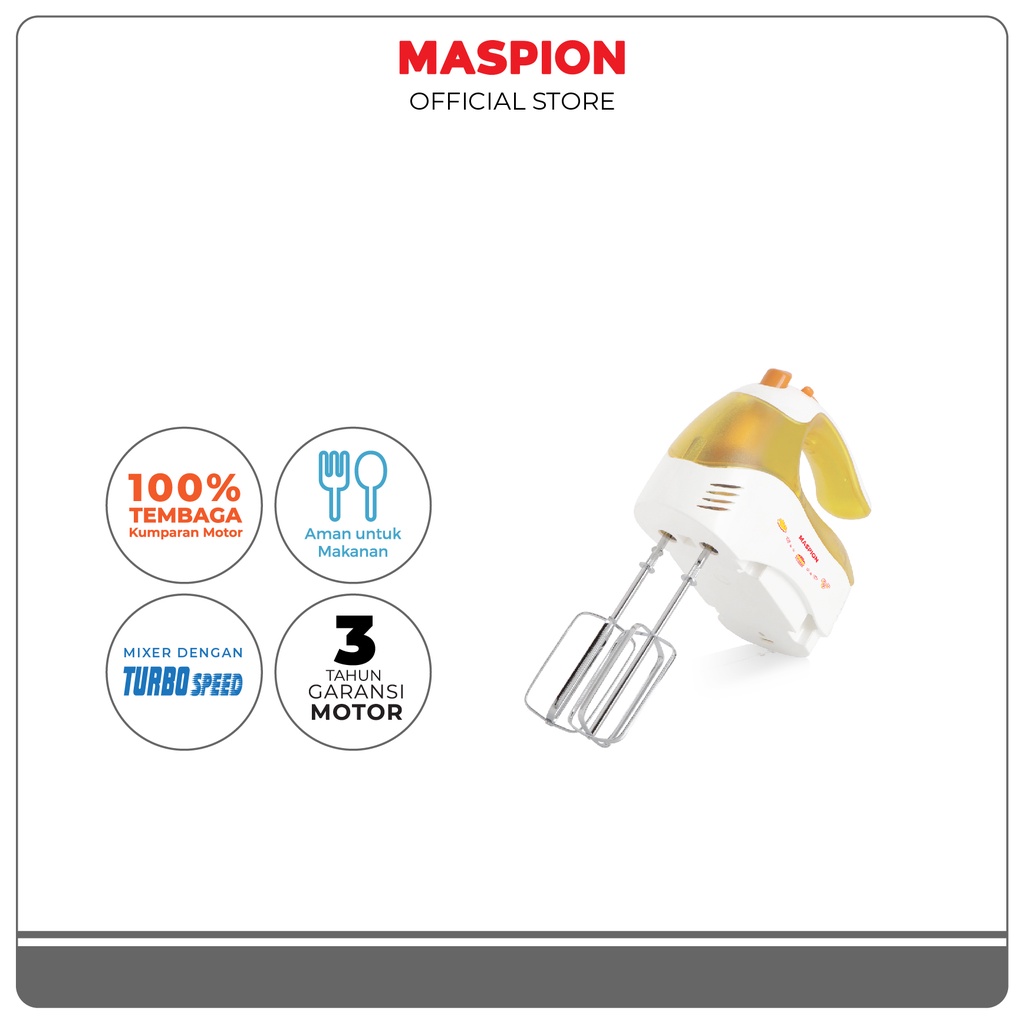 Maspion Electric Hand Mixer Pencampur Elektrik MT-1192