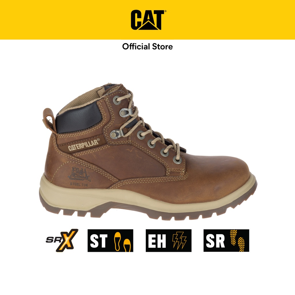 Caterpillar Women's Kitson Srx St Boot Dark Beige (P304088) Shopee