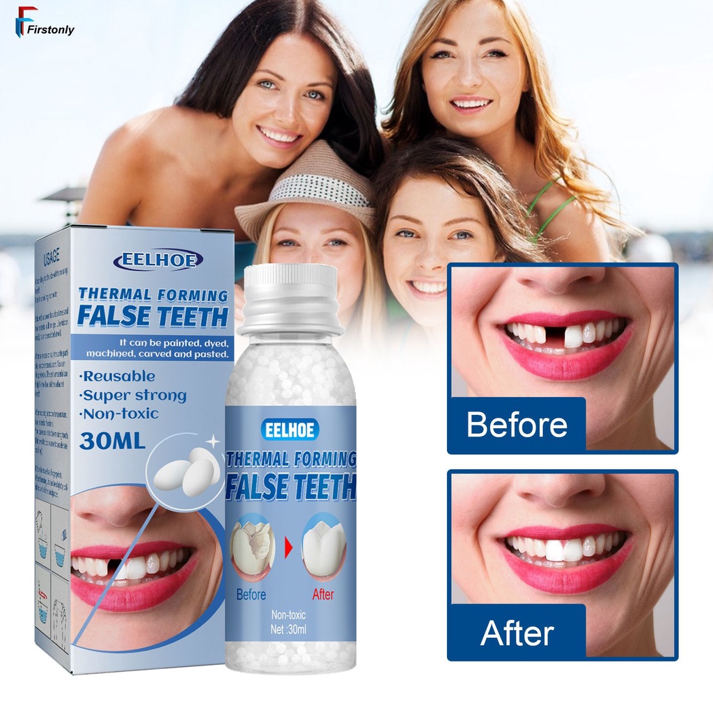EElhoe Plastic Teeth Gum Temporary Dental Filler Repair Broken Teeth & Missing Teeth Also