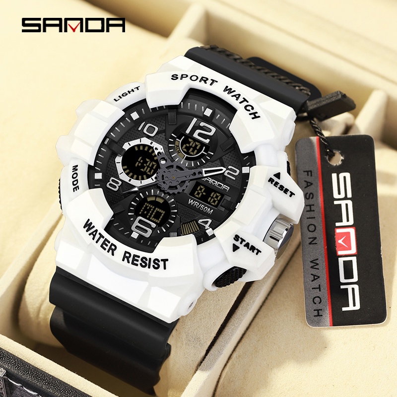 White colour clearance digital watch