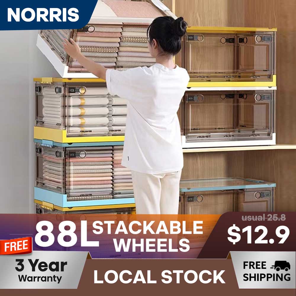 【SG Stock】28L/55L/85L Heighten Foldable box foldable organizer ...