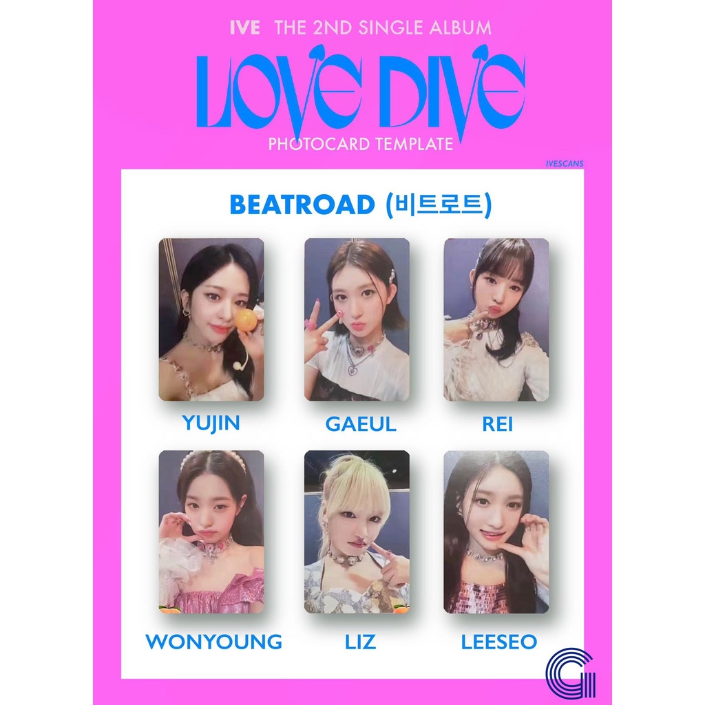 Wonyoung Love Dive Beatroad outlet Photocard