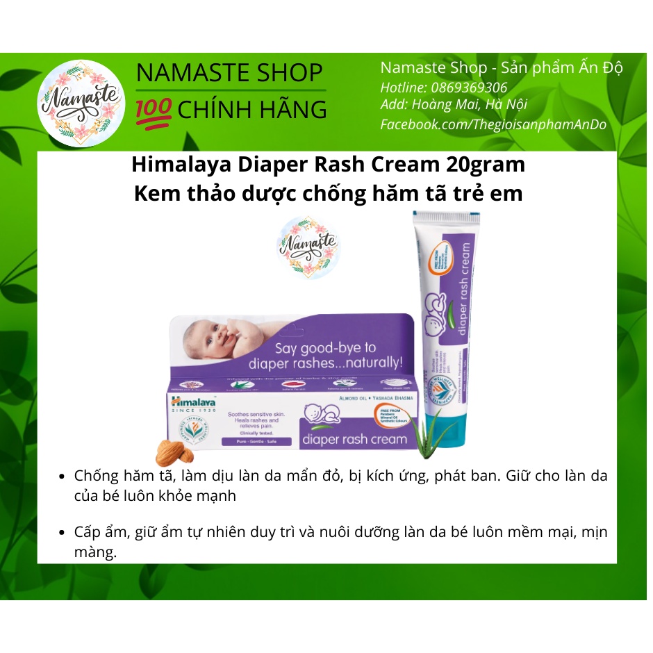 Diaper Rash Cream Himalaya Diaper Rash Cream 20g Shopee Singapore