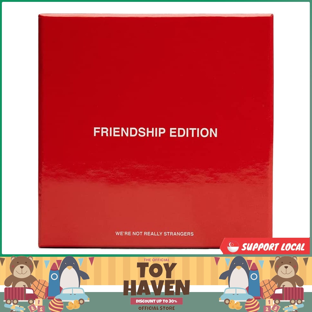 [sgstock] Friendship Edition by We’re Not Really Strangers - A Best Friend  Adult Card, Game For Deeper Conversations Wit