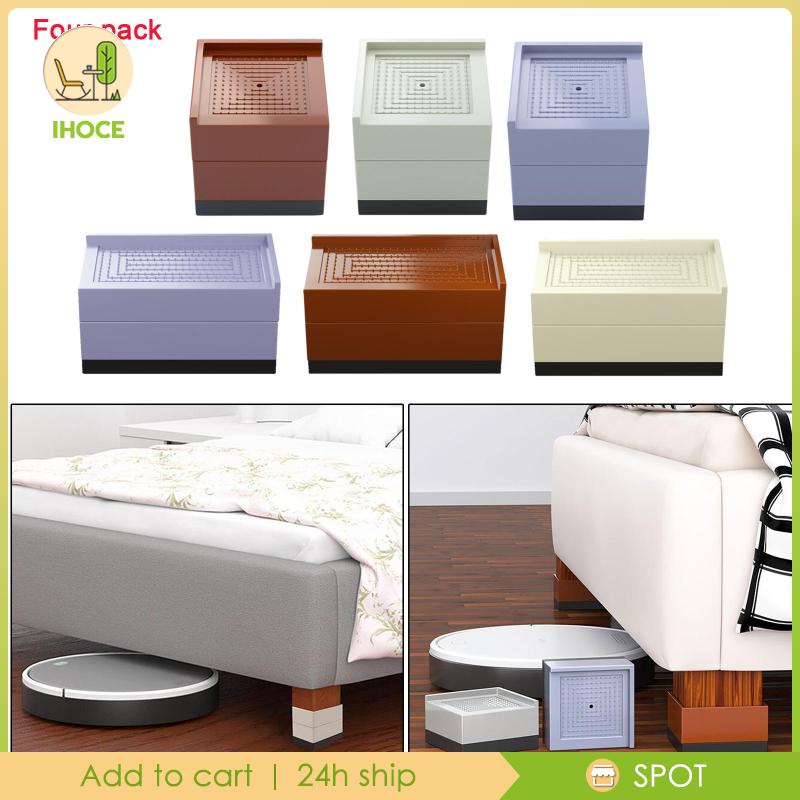 [Ihoce] Bed Furniture Heavy Duty Desk Lifts Leg Extenders for Table