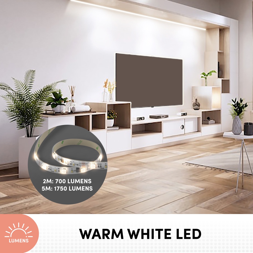 Prolink Smart LED Light Strip RGBIC 2M EXTENTION Lampu IoT WiFi BT 2M Extention - Gambar 4