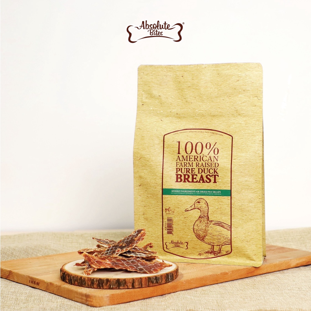 (220g x 1 bag) Absolute Bites 100 American Farm Raised Pure Duck