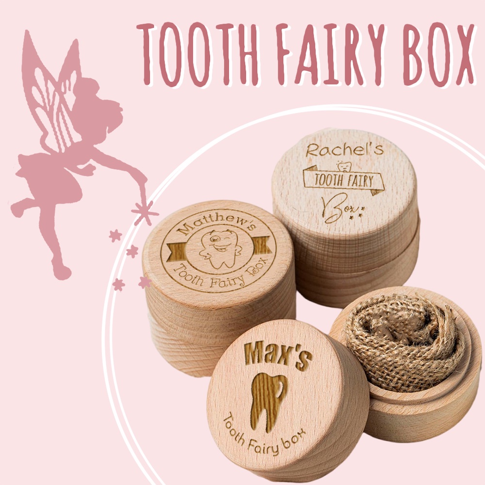 Personalized Name Tooth Fairy Box Lost Tooth Tooth Holder Keepsake Box ...