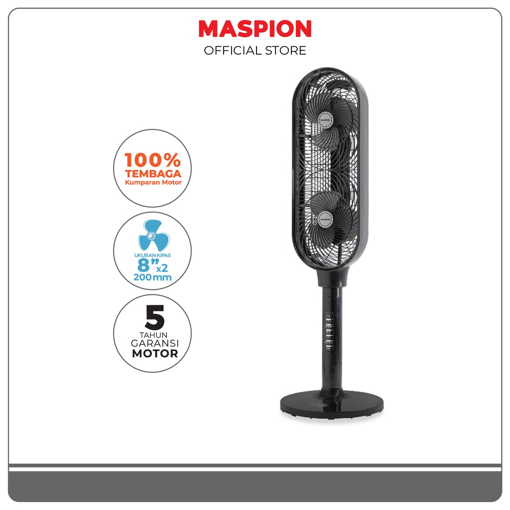 Maspion Tower Fan Kipas Angin Susun 8 Inch TF-03 RC