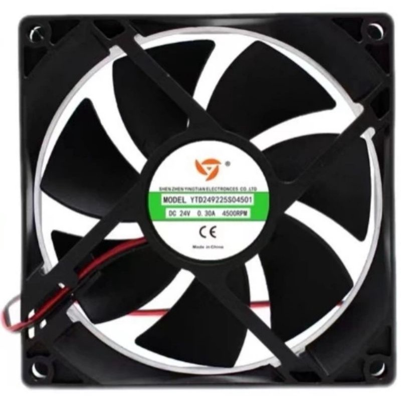 Dc box fan cooling fan DC 24V 0.30 A. 4500rpm size 9x9cm | Shopee Singapore