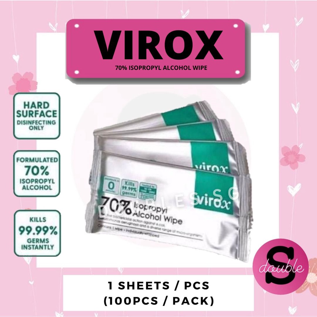 VIROX 70% ISOPROPYL 1S X 100 | Shopee Singapore