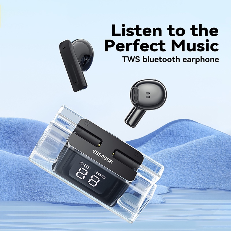 Essager E90 Bluetooth Headset With Mic AAC/SBC HiFidefinition Decoding