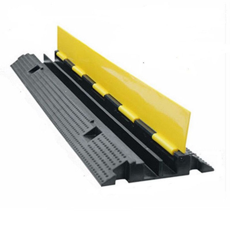 Trunking Deceleration Zone Rubber PVC Cable Wire Guard Trunking Road
