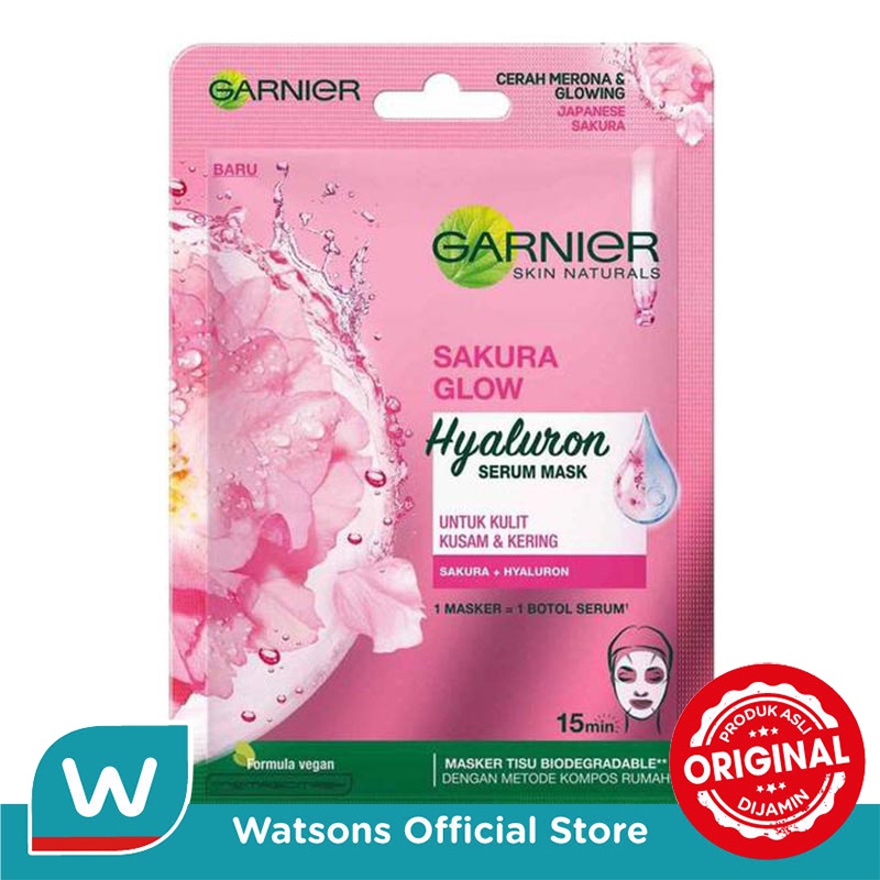 Garnier Hyaluron Serum Mask Sakura Glow 1's