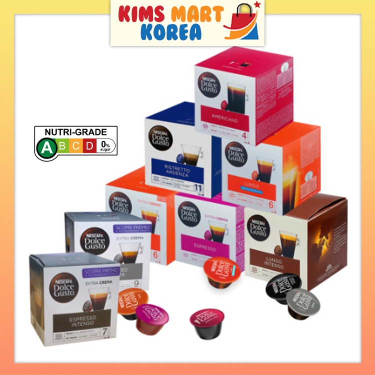 Dolce Gusto Nescafe Coffee Capsules Pods Korean Edition All Flavors