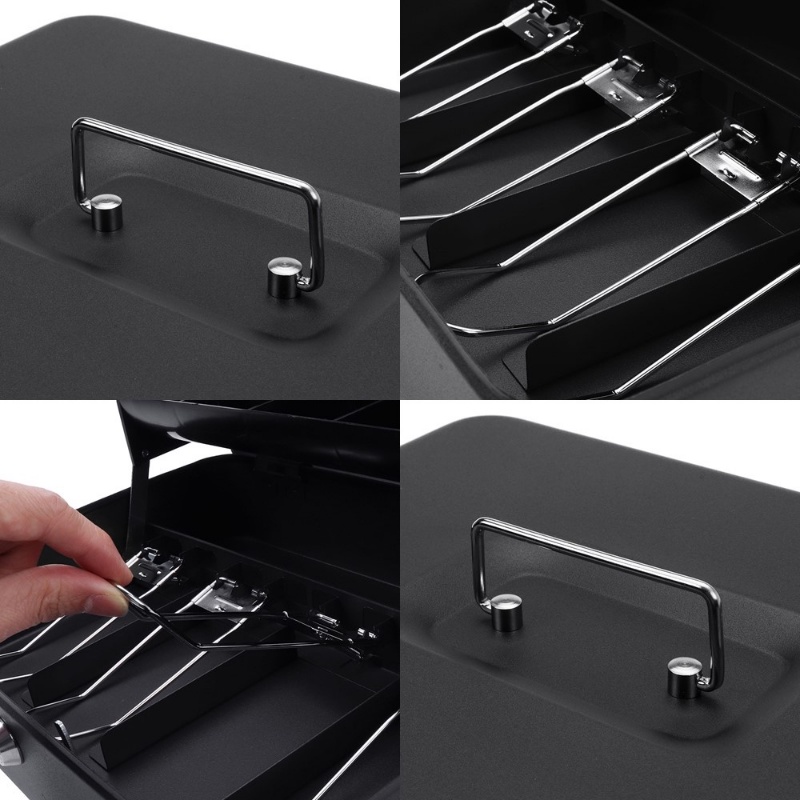 Handheld Protable Key Safe Box Key Locker Safe Home Shop Steel Safe ...