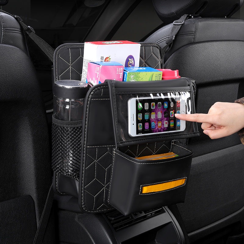 Car Middle Hanging Bag Seat Room Storage Bag Car Storage Bag Hanging Bag Multifunctional Chair Back Shopping Bags Car Supplies/Backseat Car Organizer Storage Pockets / Car Seat