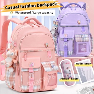 korean School Bag for girls 1 3 6th Grade Kid s Backpack