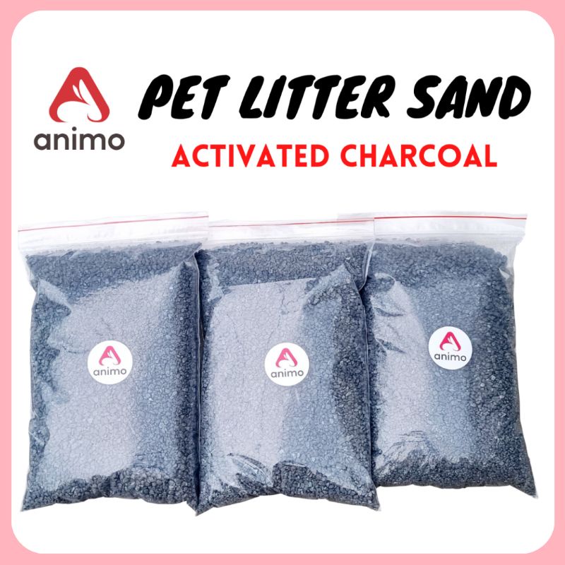 BUNNY LITTER SAND 1Kg with Activated Charcoal ( ANTI BACTERIAL ) can be ...