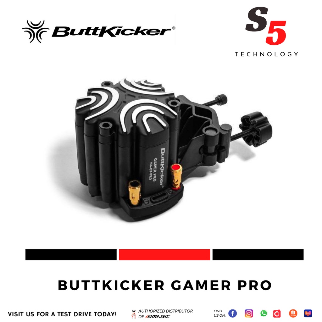 Buttkicker Gamer Pro/Buttkicker触觉/sim赛车触觉振动/沉浸式sim赛车模拟器 | Shopee Singapore