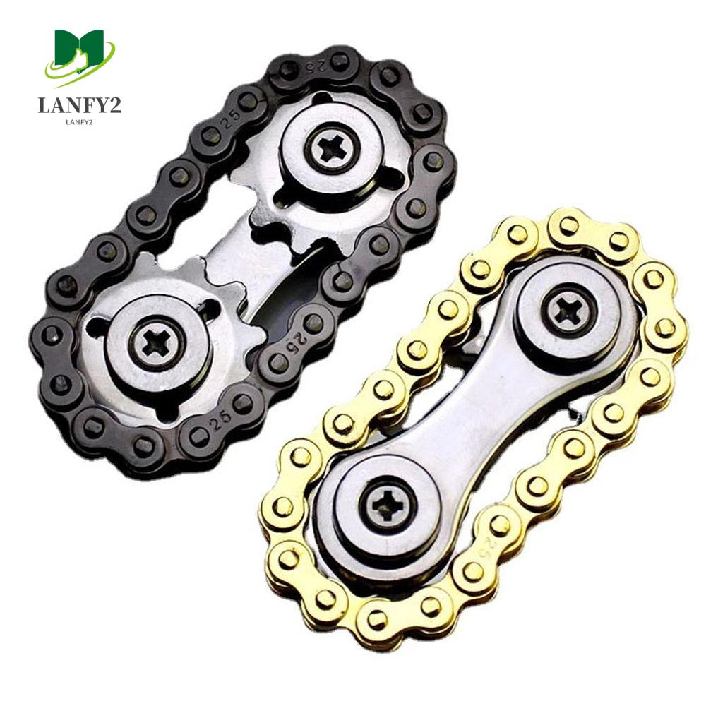 ALANFY Fidget Spinner Antistress Stainless Steel Flywheel Spinning Top