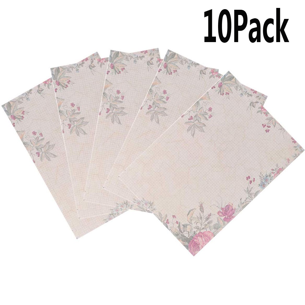 10 Pack Writing Paper Letter Paper Vintage Letter Writing Set