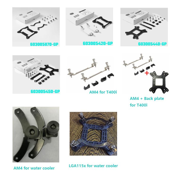 CoolerMaster bracket CPU cooler mounting kit for AM4/LGA1700/LGA115x