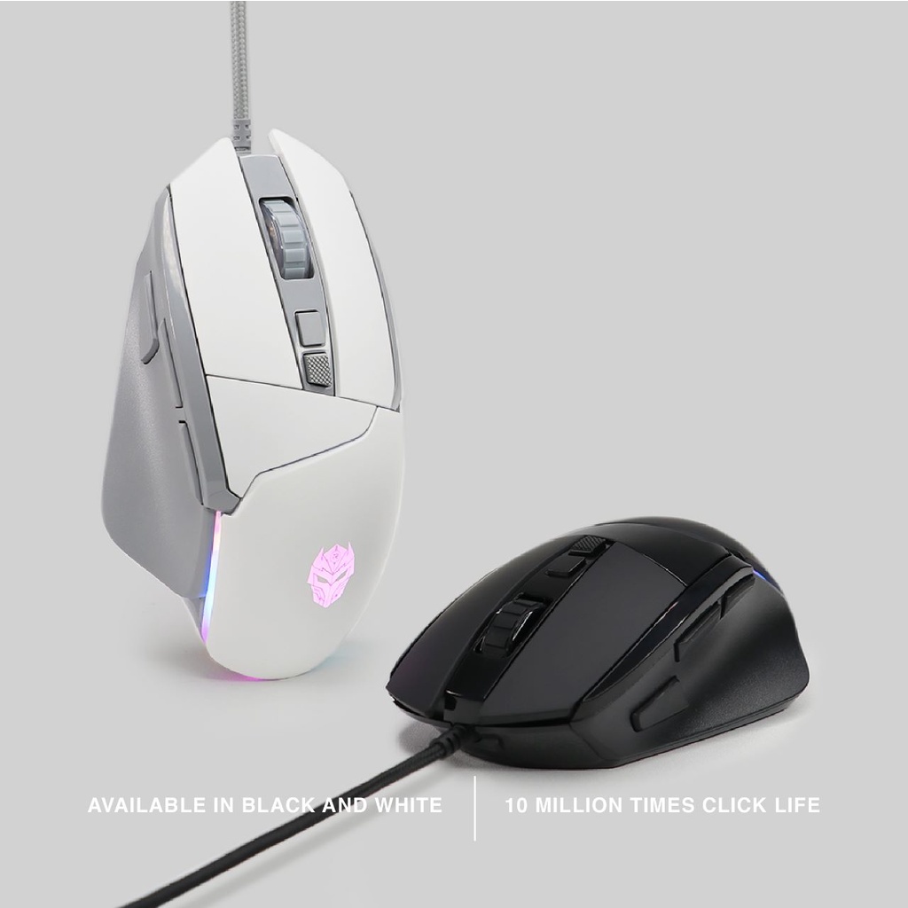 Rexus X18 / X-18 Rifle Ergonomic Gaming Wired Mouse RGB - Gambar 2