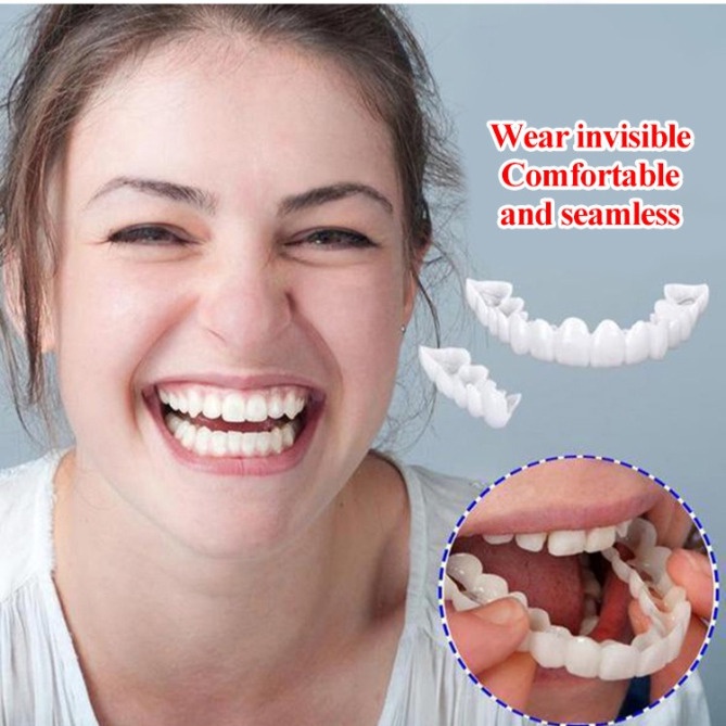 Silicone artificial braces / whitening braces / upper and lower teeth