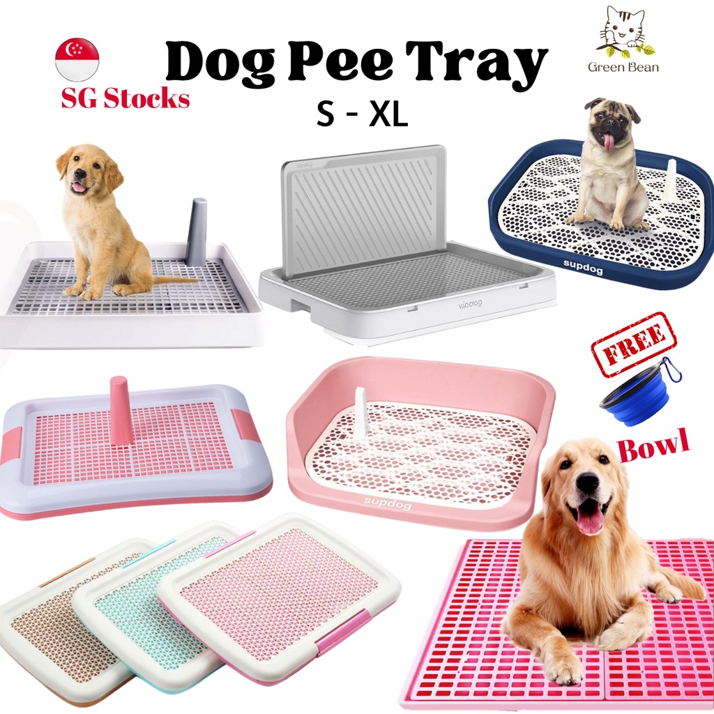 [SG STOCK] Dog Pee Tray Training Potty For Pets / Dogs / Rabbits / Dog Toilet / Urinary Inducer