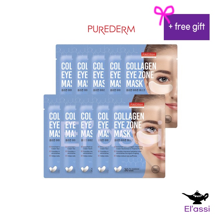 [PUREDERM] Collagen Eye Zone Mask Pack (30 sheets) Eye area, Palja