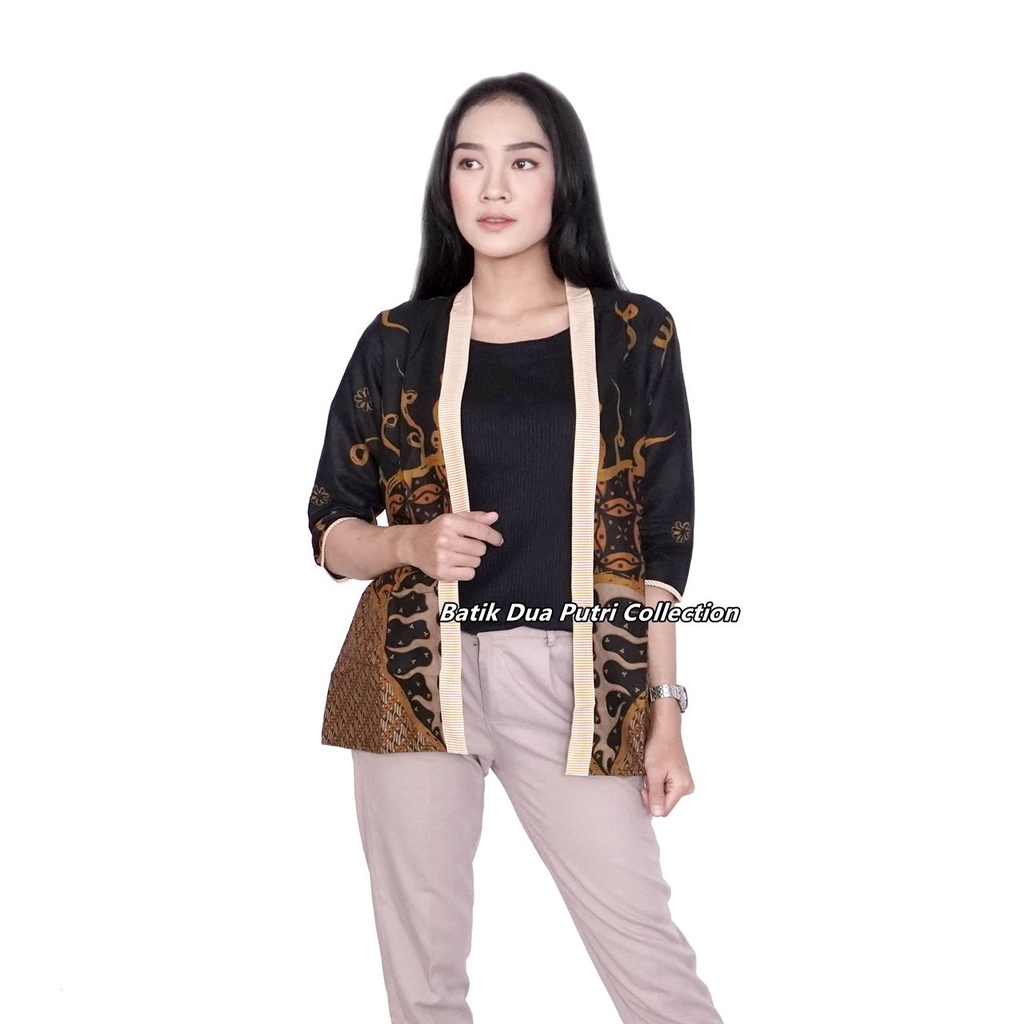 Batik Wanita BOLERO/OUTER/CARDIGAN Tops Modern Size3L-4L-5L | Shopee ...