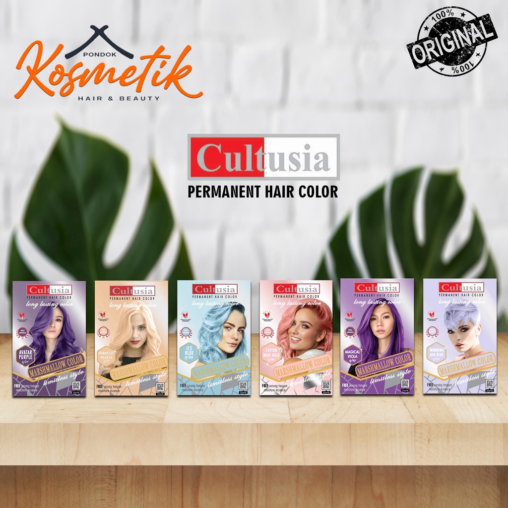 Cultusia Marshmallow Color Cream 30ml Hair Dye Shopee Singapore