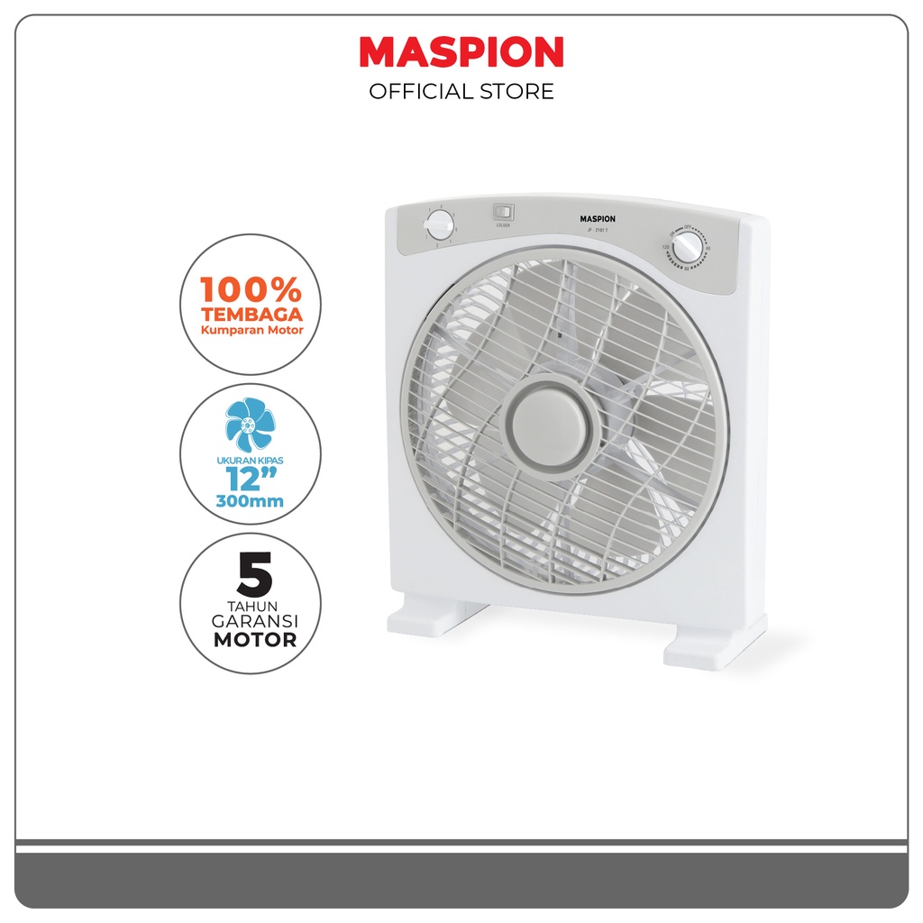Maspion Kipas Angin Kotak Box Fan 12 Inch JF-2101 T
