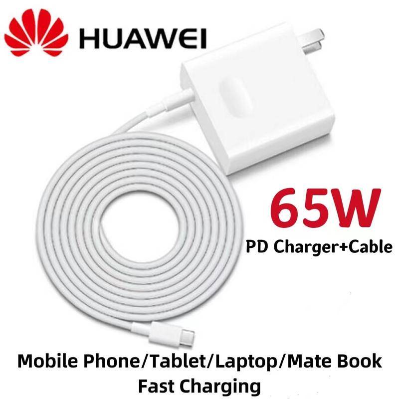 Huawei 65W PD Super Fast Charger USB C To TypeC Cable For Huawei P40