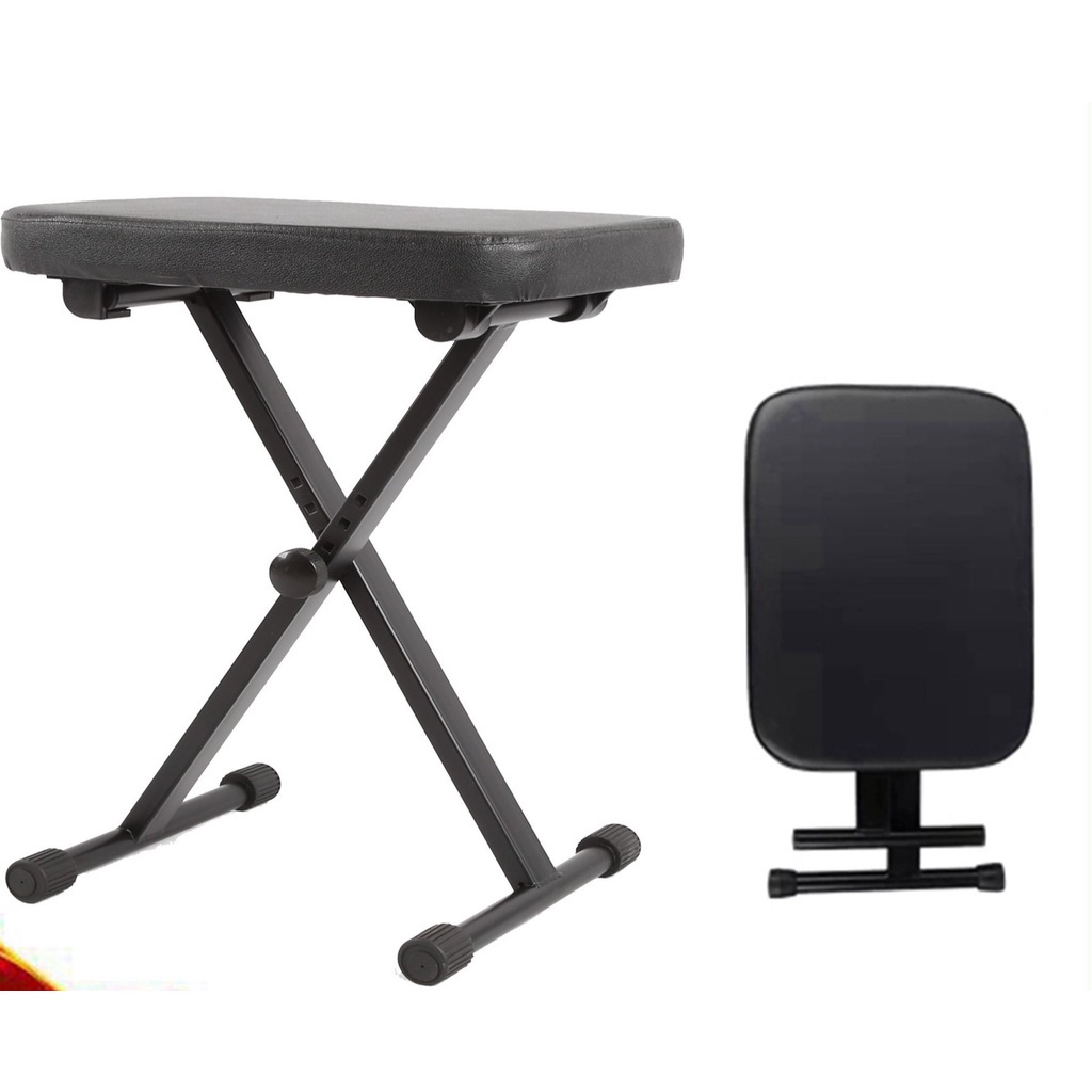 SG Ready Stock to ShipPiano Keyboard Bench, XStyle Stool Seat for