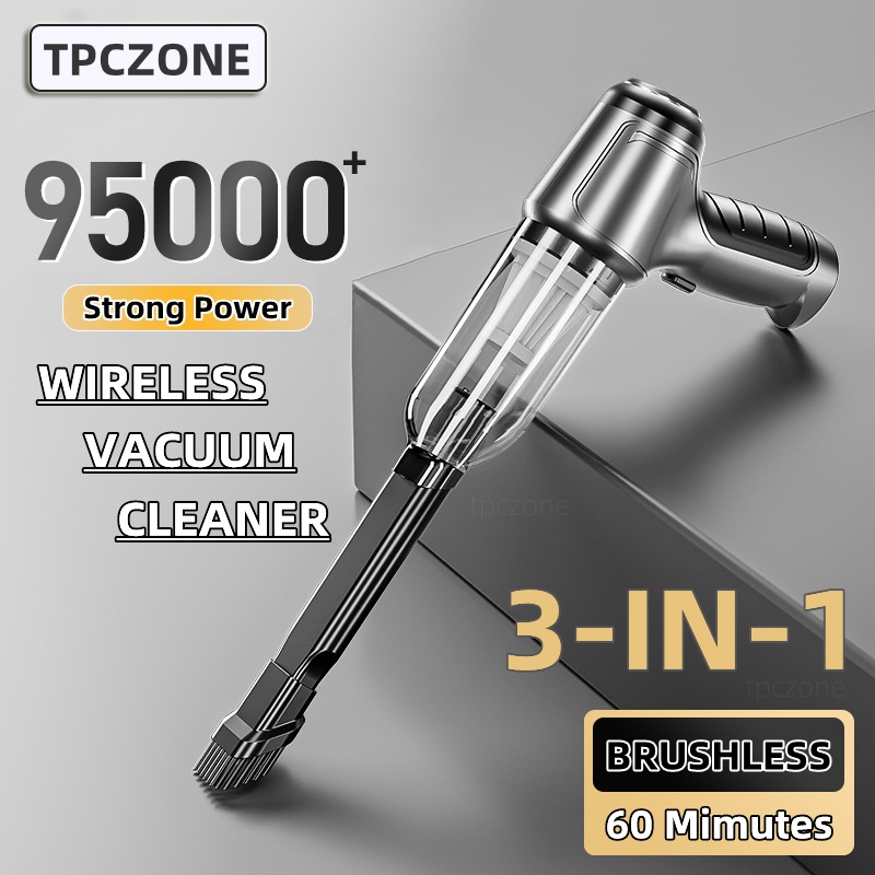 3 IN 1 Blow Suck Inflate Multifunctional Vacuum Cleaner Wireless Super