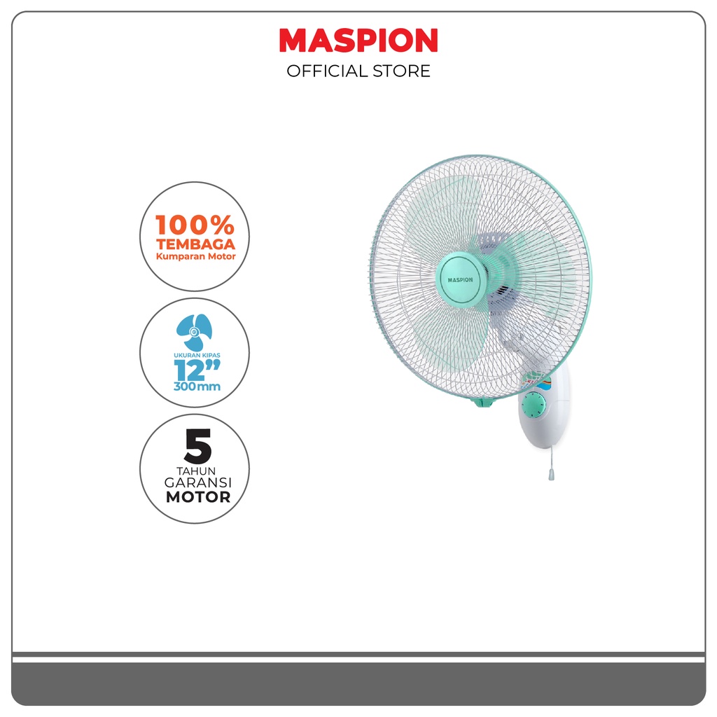 Maspion Wall Fan Kipas Angin Dinding 12 Inch MWF-31 K - Gambar 2