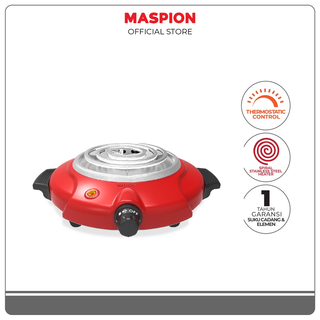 Maspion Electric Stove Kompor Listrik 1 Tungku S-303