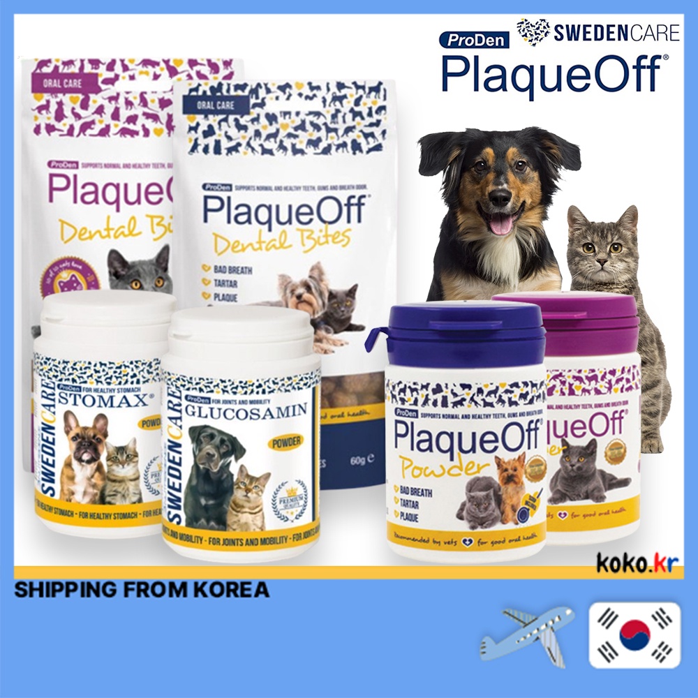 PRODEN Plaque Off Dog and Cat Dental Care Powder 40g / Glucosamin 100g