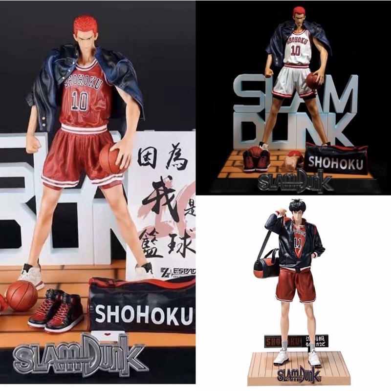 Slam Dunk Figure Big Figurine Shohoku Hanamichi Sakuragi Kaede Rukawa ...