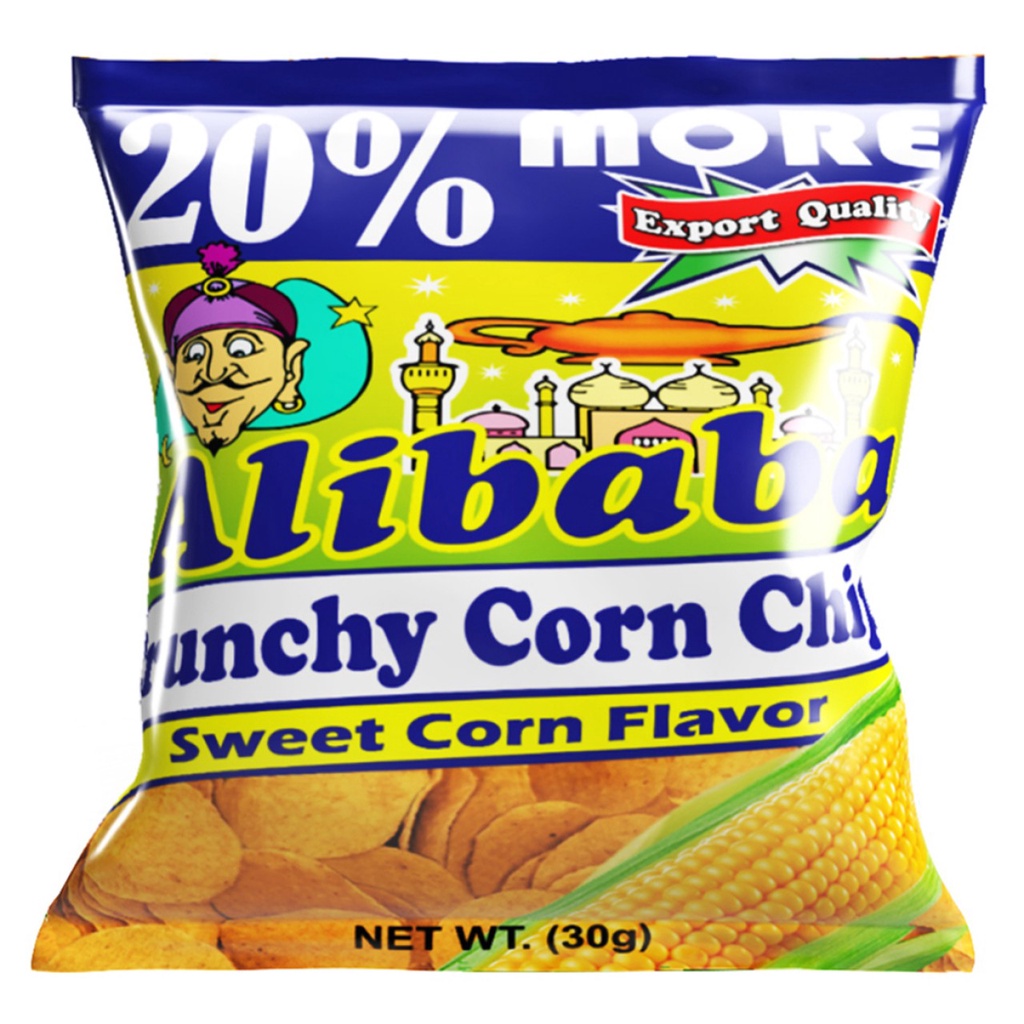 Alibaba Crunchy Corn Chip Sweet Corn 30g | Shopee Singapore