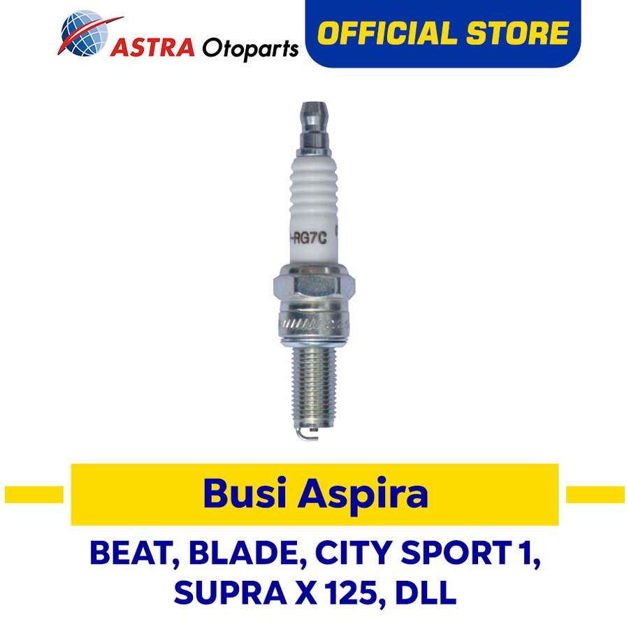 Busi Aspira untuk BEAT, BLADE, CITY SPORT 1, SUPRA X 125, dll