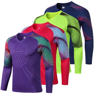 Long Sleeve Soccer Goalkeeper Jerseys Unisex-Adult Mens Profession Trainin  Set Uniforms Suit Football Jerseys Thickened Sponge - AliExpress