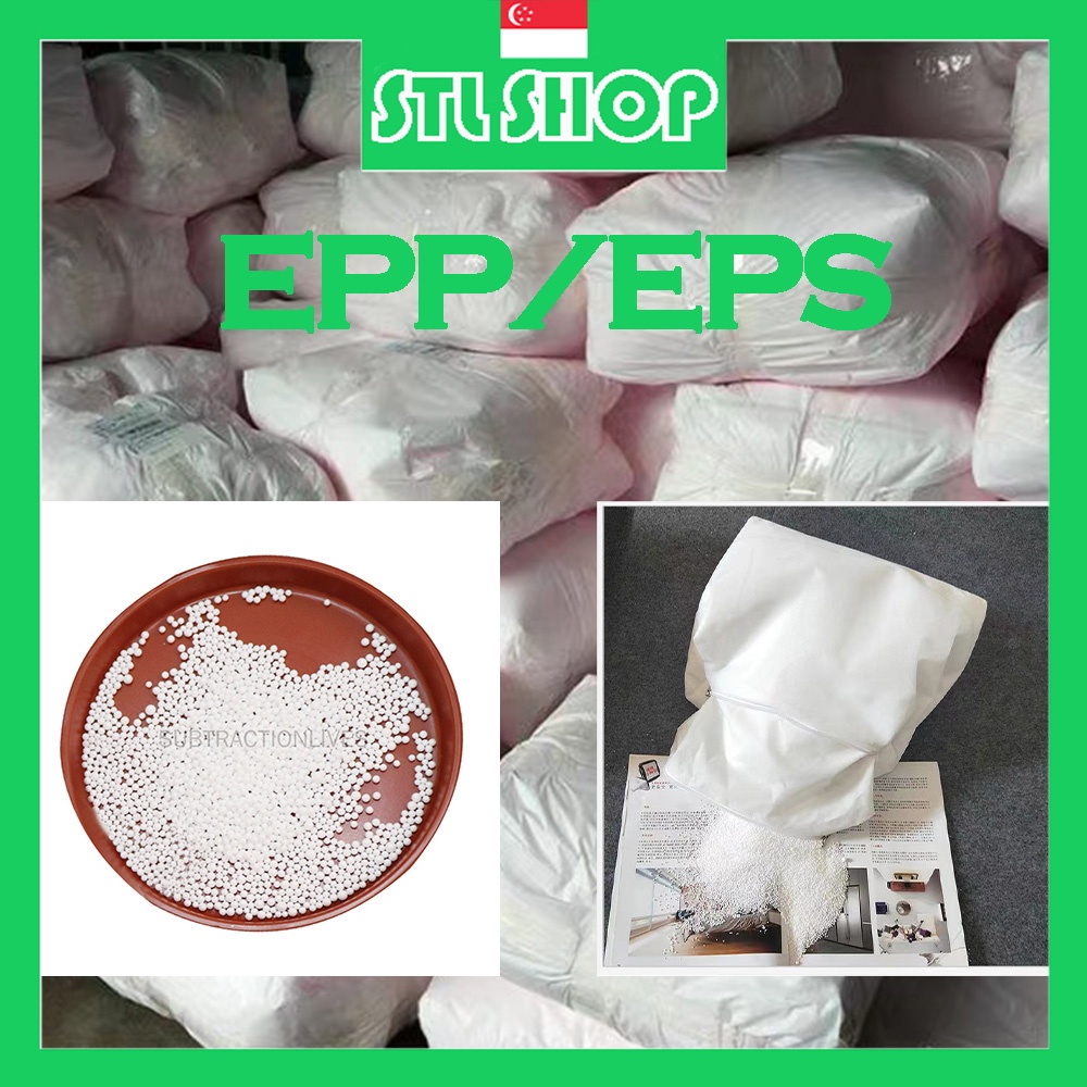 【STL♥SG】Ready Stock EPP EPS Beads Beanbag Refill 250g 0.5kg 500g 1kg Ultra Soft Polystyrene